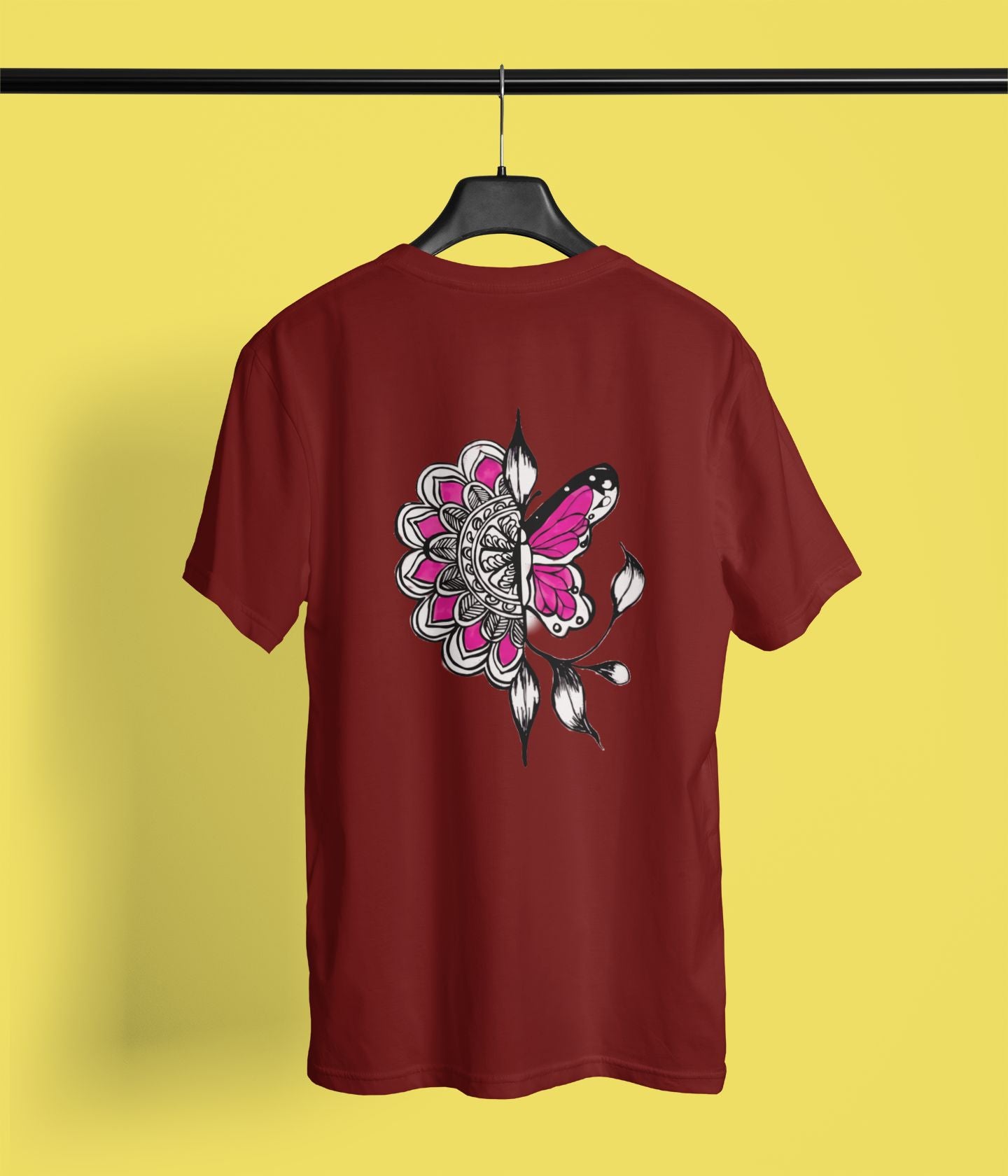 Butterfly Doodle - Unisex Classic T-Shirt - Dark