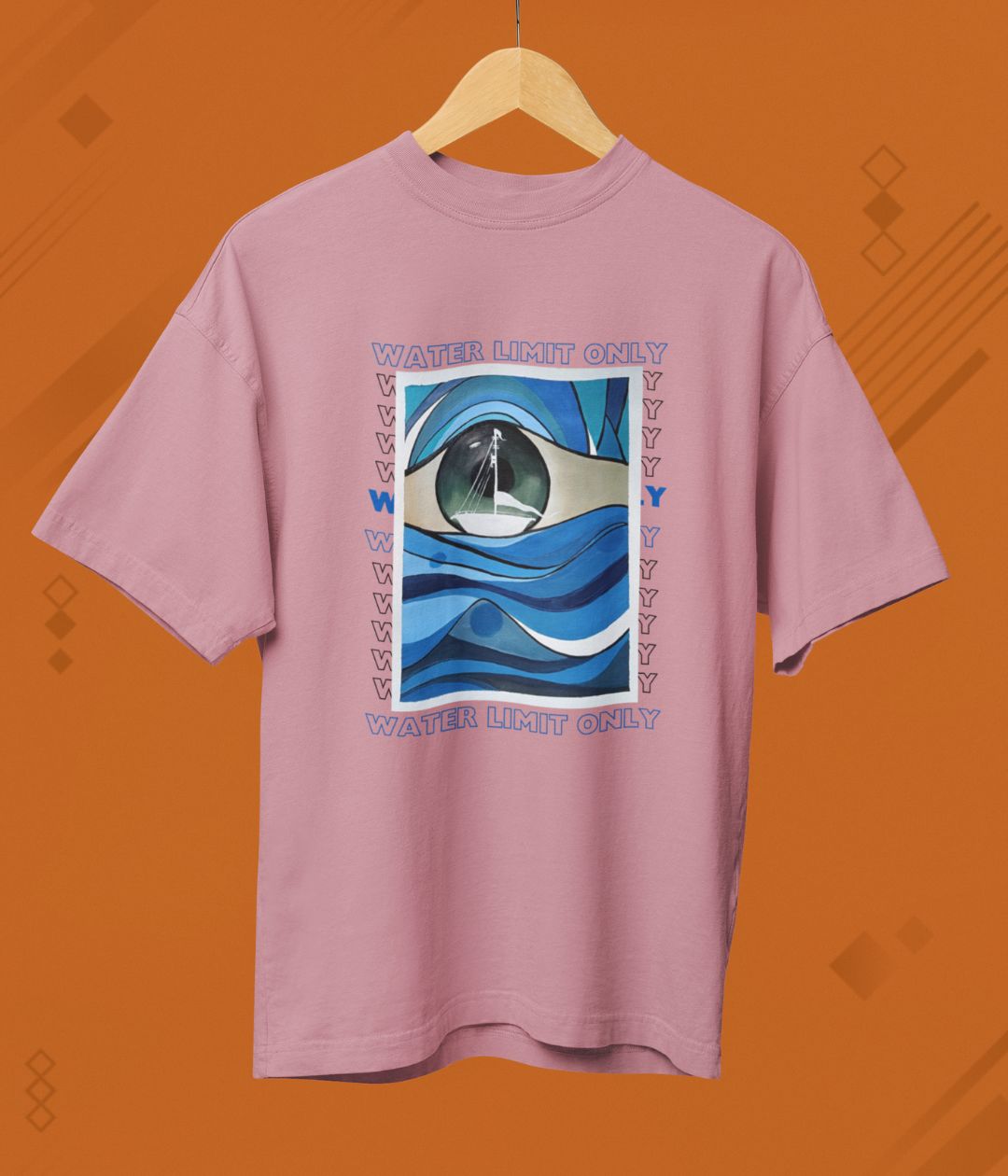 Water Limit Only - Terry Oversized T-Shirt