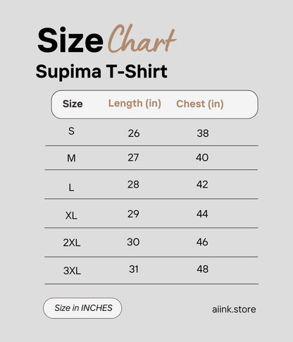 Ajnaa - Men's Supima Cotton T-Shirt - aiink