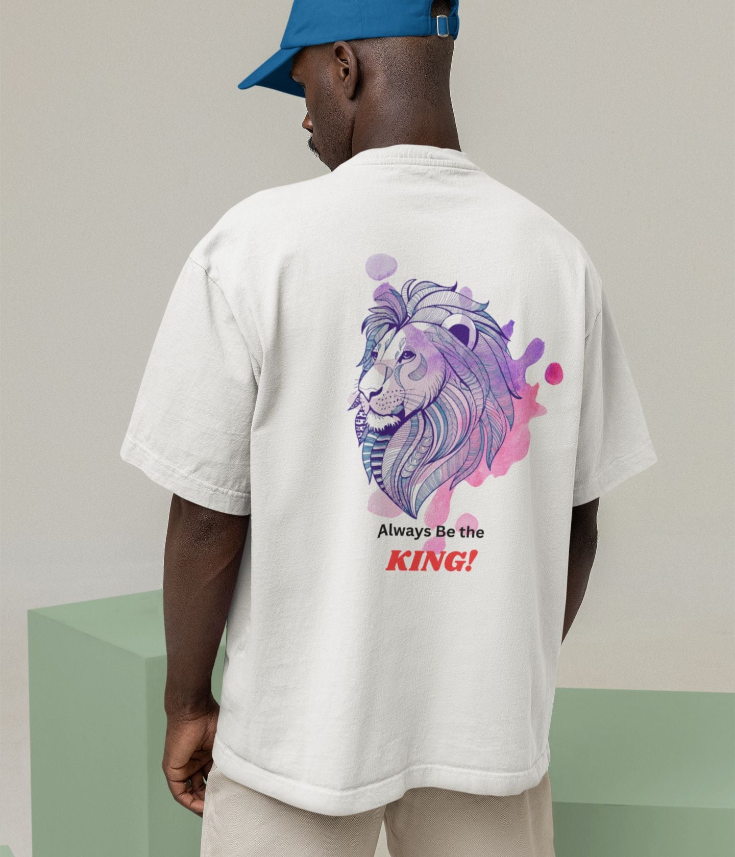 Always Be The King - Men's Oversized Classic T-Shirt Ai Ink™