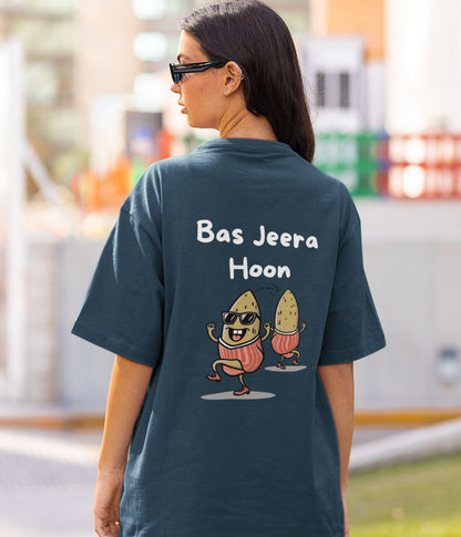 Bas Jeera Hun - Unisex Oversized Classic T-Shirt  - Dark - aiink