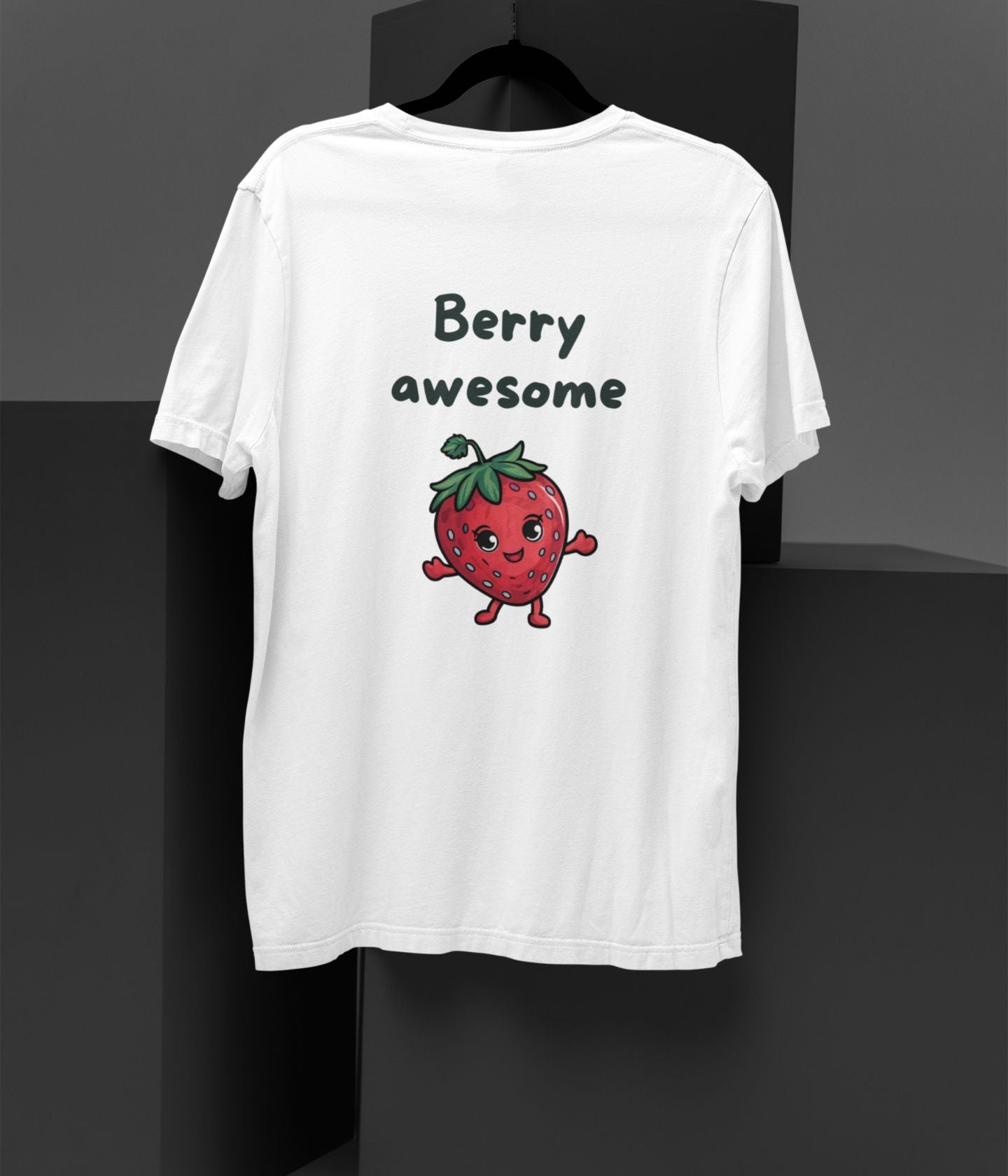 Berry Awesome - Terry Oversized T-Shirt - aiink