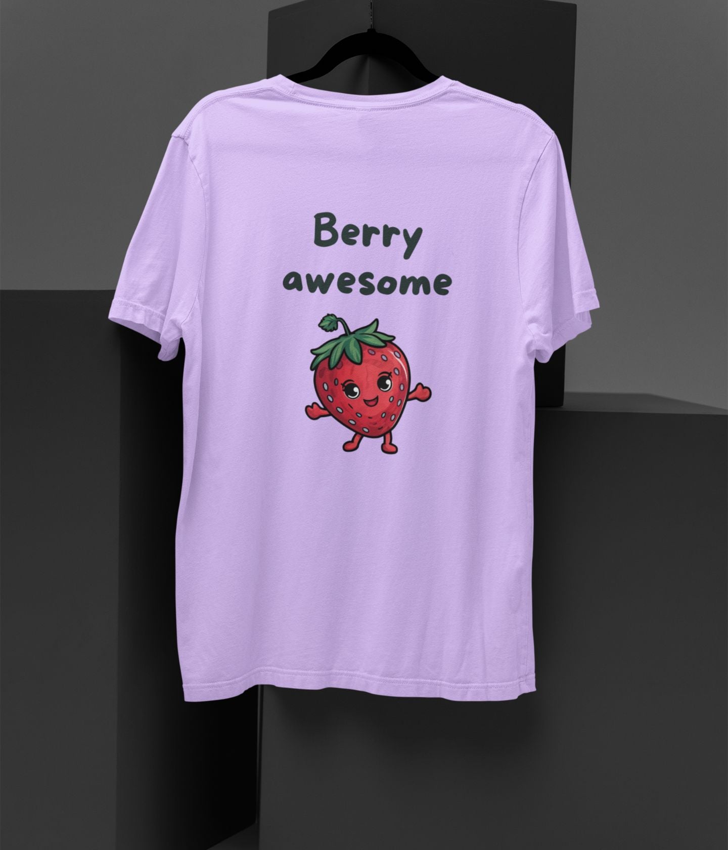 Berry Awesome - Terry Oversized T-Shirt - aiink