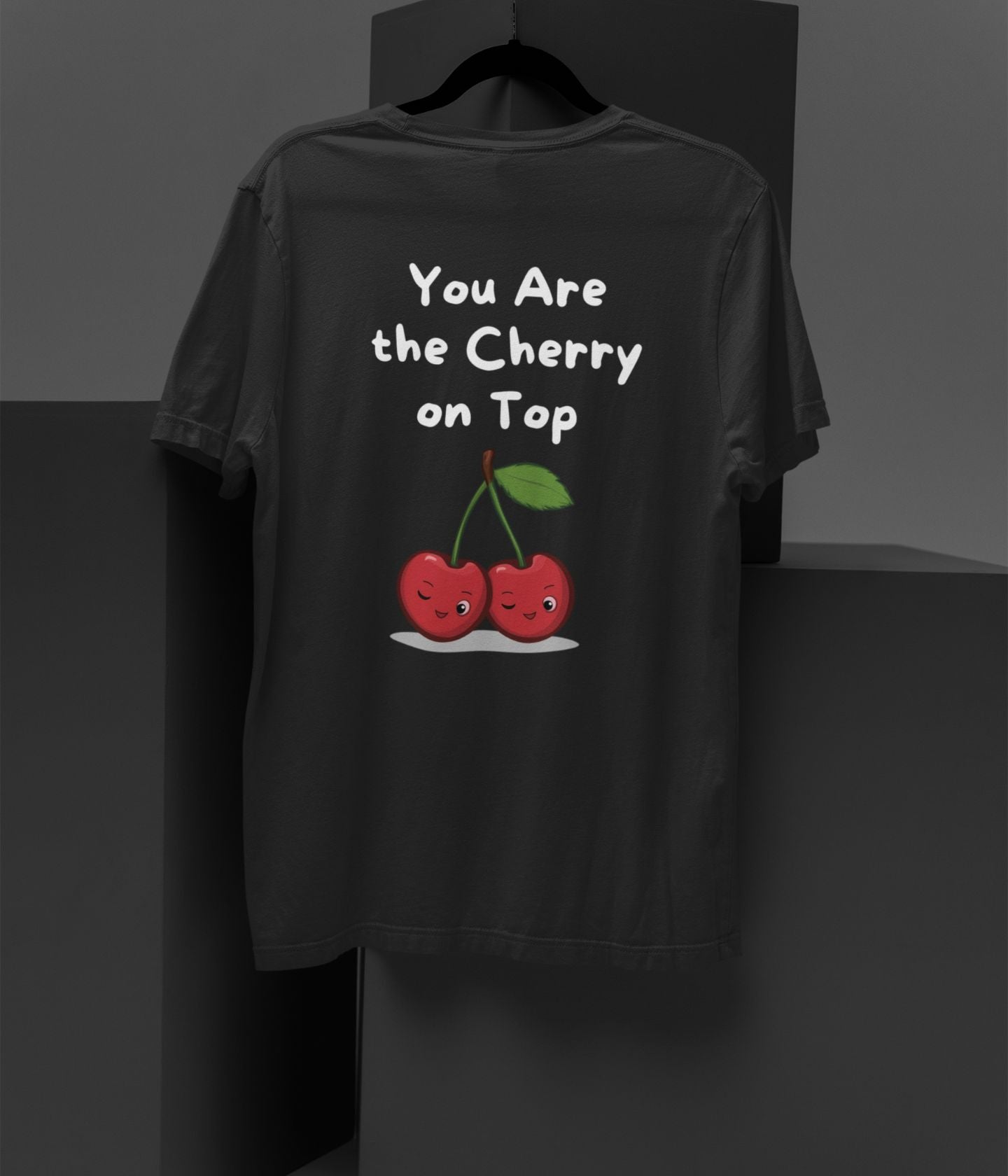 Cherry On Top - Unisex Oversized Classic T-Shirt - Dark - aiink