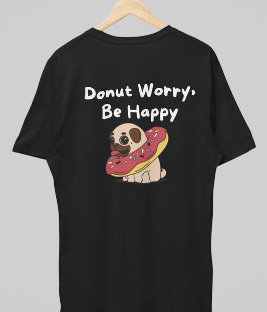 Donut Worry - Unisex Classic T-Shirt - Dark - aiink