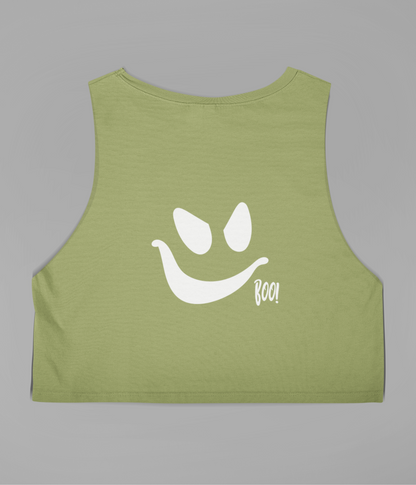 Boo - Women's Crop Tank - aiink