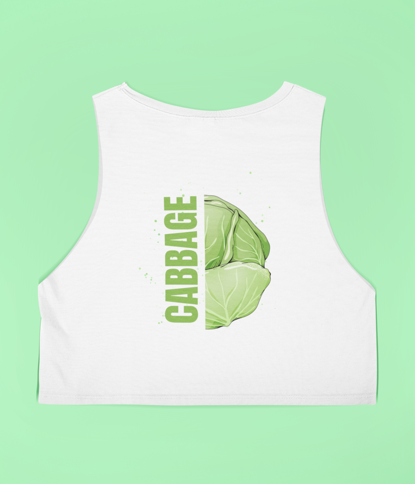 Cabbage - Women's Crop Tank - aiink