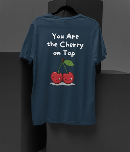 Cherry On Top - Unisex Oversized Classic T-Shirt - Dark - aiink