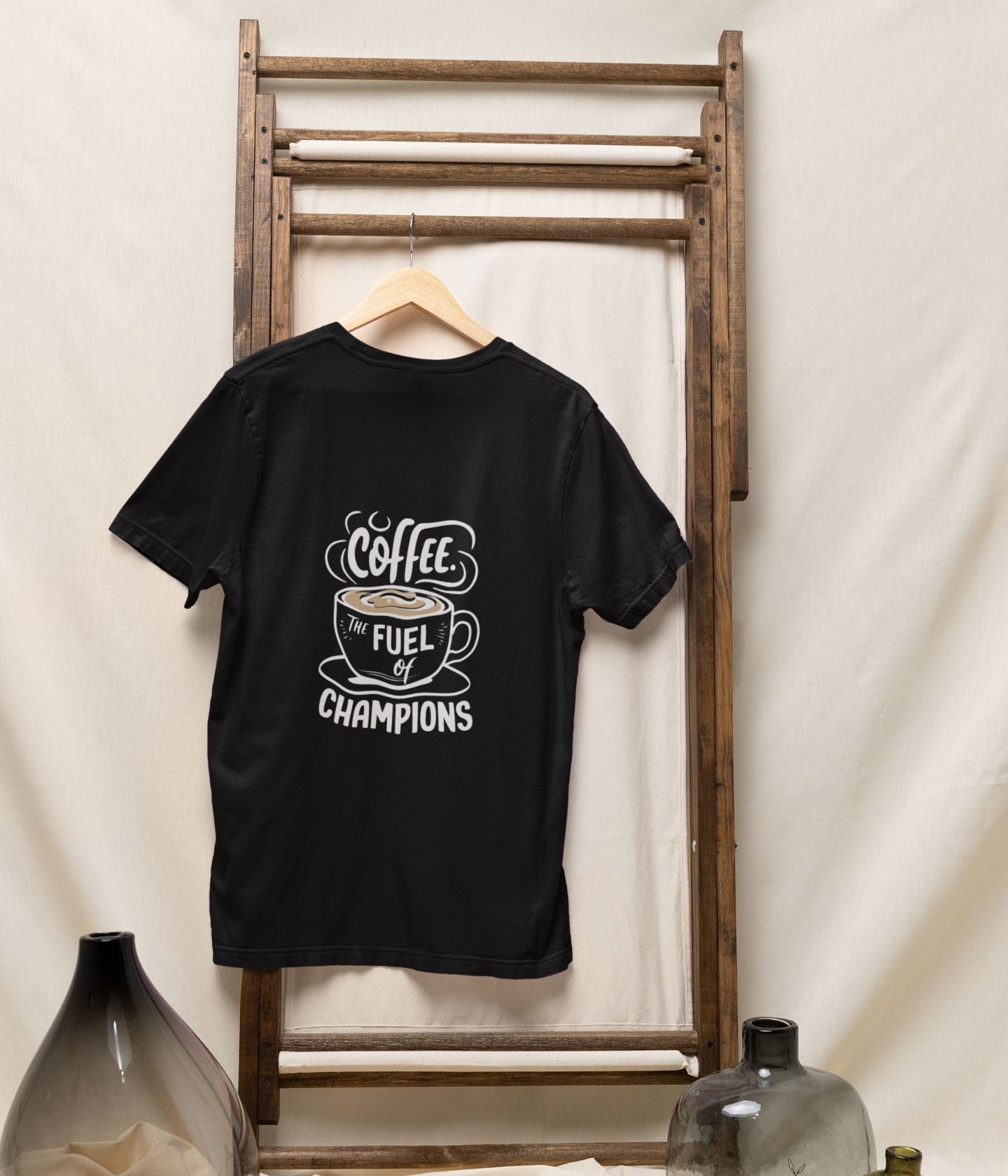 Coffee is a Fuel - Men's Supima Cotton T-Shirt Dark - aiink