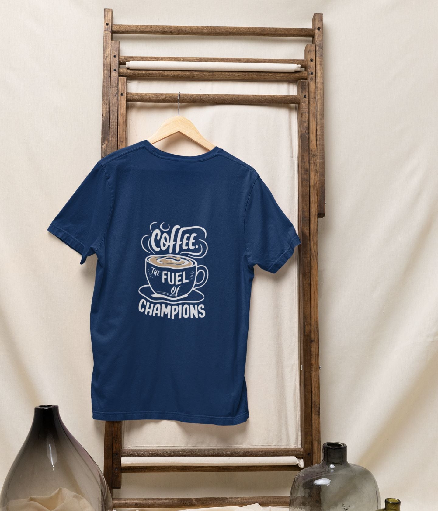 Coffee is a Fuel - Men's Supima Cotton T-Shirt Dark - aiink