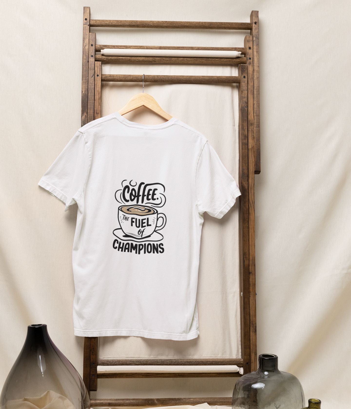 Coffee is a Fuel - Men's Supima Cotton T-Shirt Light - aiink