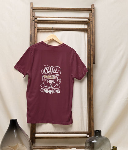 Coffee is a Fuel - Women's Supima Cotton T-Shirt Dark - aiink