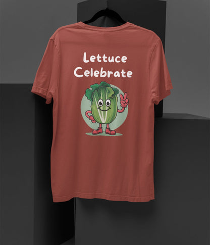 Lettuce Celebrate - Unisex Oversized Classic T-Shirt - Dark - aiink