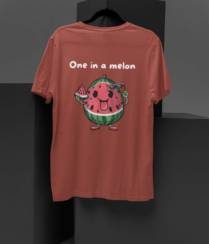 One In A Melon - Unisex Oversized Classic T-Shirt - Dark - aiink