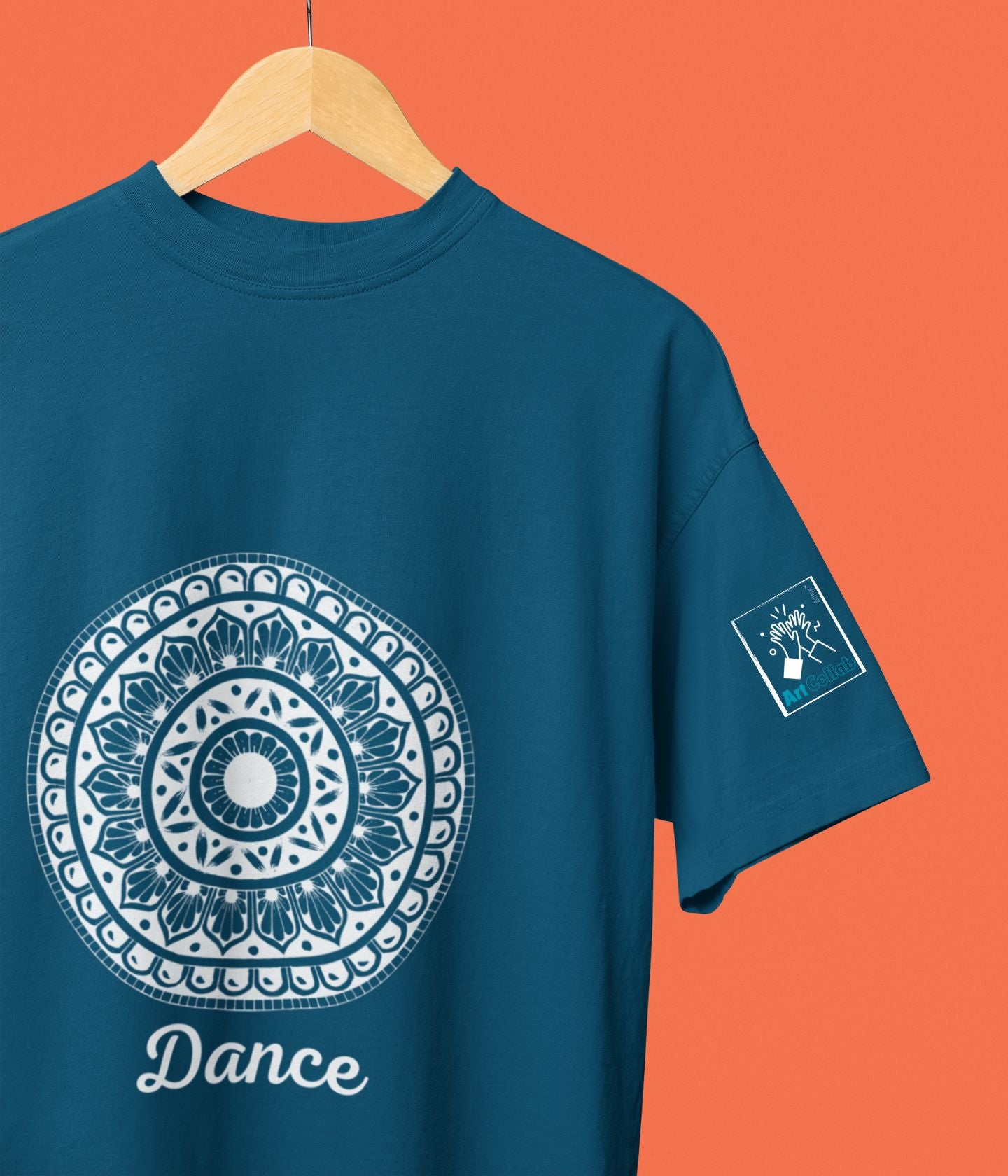 Dance - Oversized Classic T-Shirt - Dark - aiink