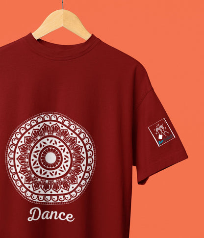 Dance - Oversized Classic T-Shirt - Dark - aiink