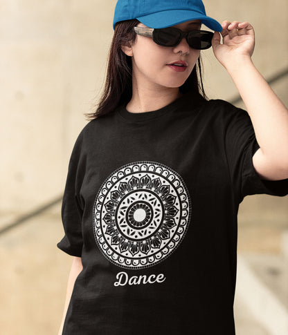 Dance - Terry Oversized T-Shirt - Dark - aiink