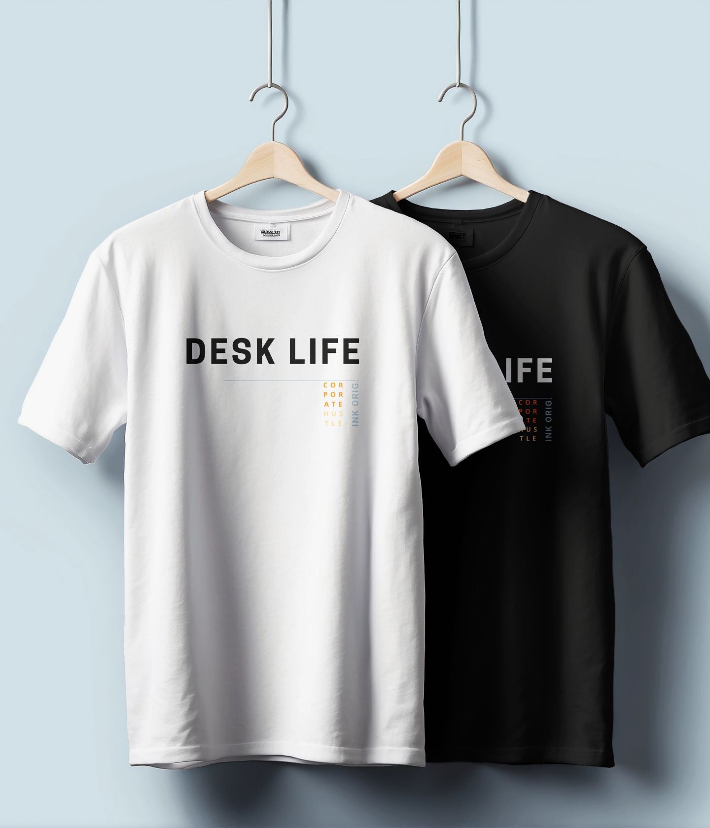 Desk Life - Unisex Classic T-Shirt - White - aiink