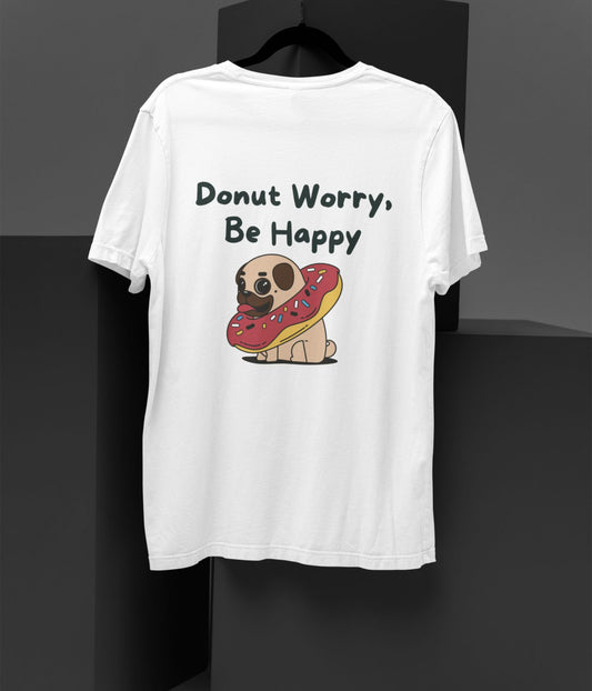 Donut Worry - Terry Oversized T-Shirt - aiink