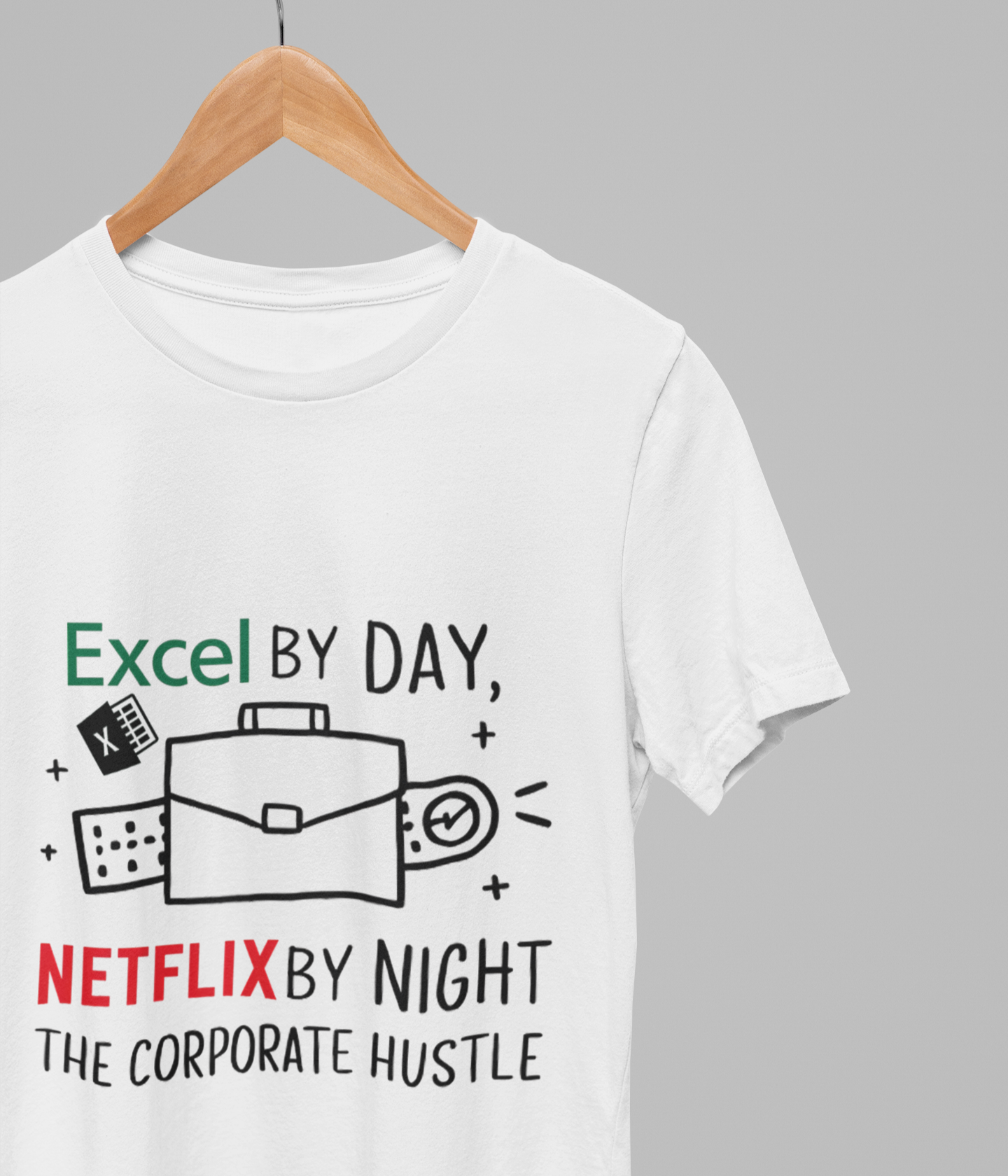 Excel - Netflix - Men's Supima Cotton T-Shirts - aiink