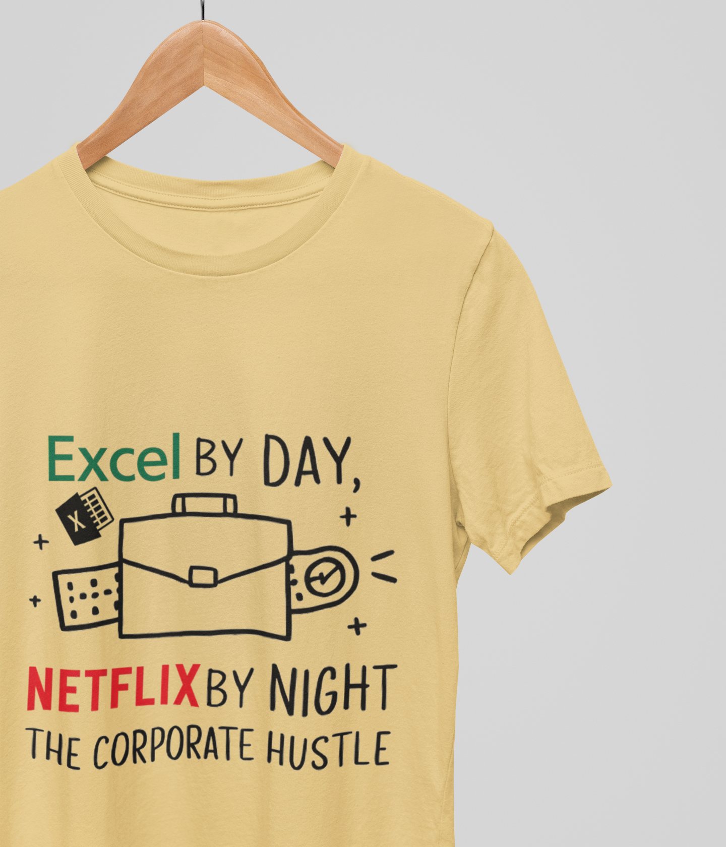 Excel - Netflix - Men's Supima Cotton T-Shirts - aiink