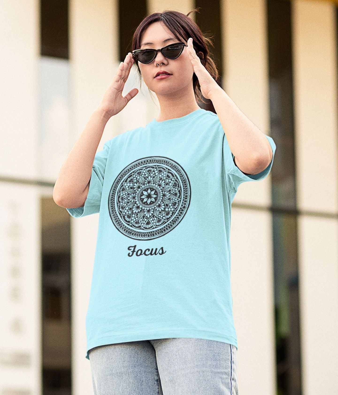 Focus - Terry Oversized T-Shirt - aiink