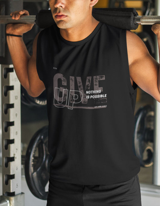 Give up - Men's Gym Vest - aiink