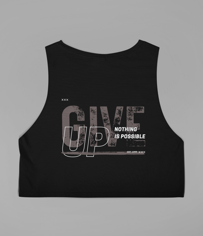 Give up - Women's Crop Tank - aiink