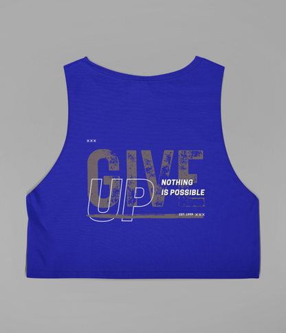 Give up - Women's Crop Tank - aiink