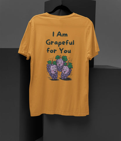 I Am Grapeful For You - Unisex Oversized Classic T-Shirt - aiink