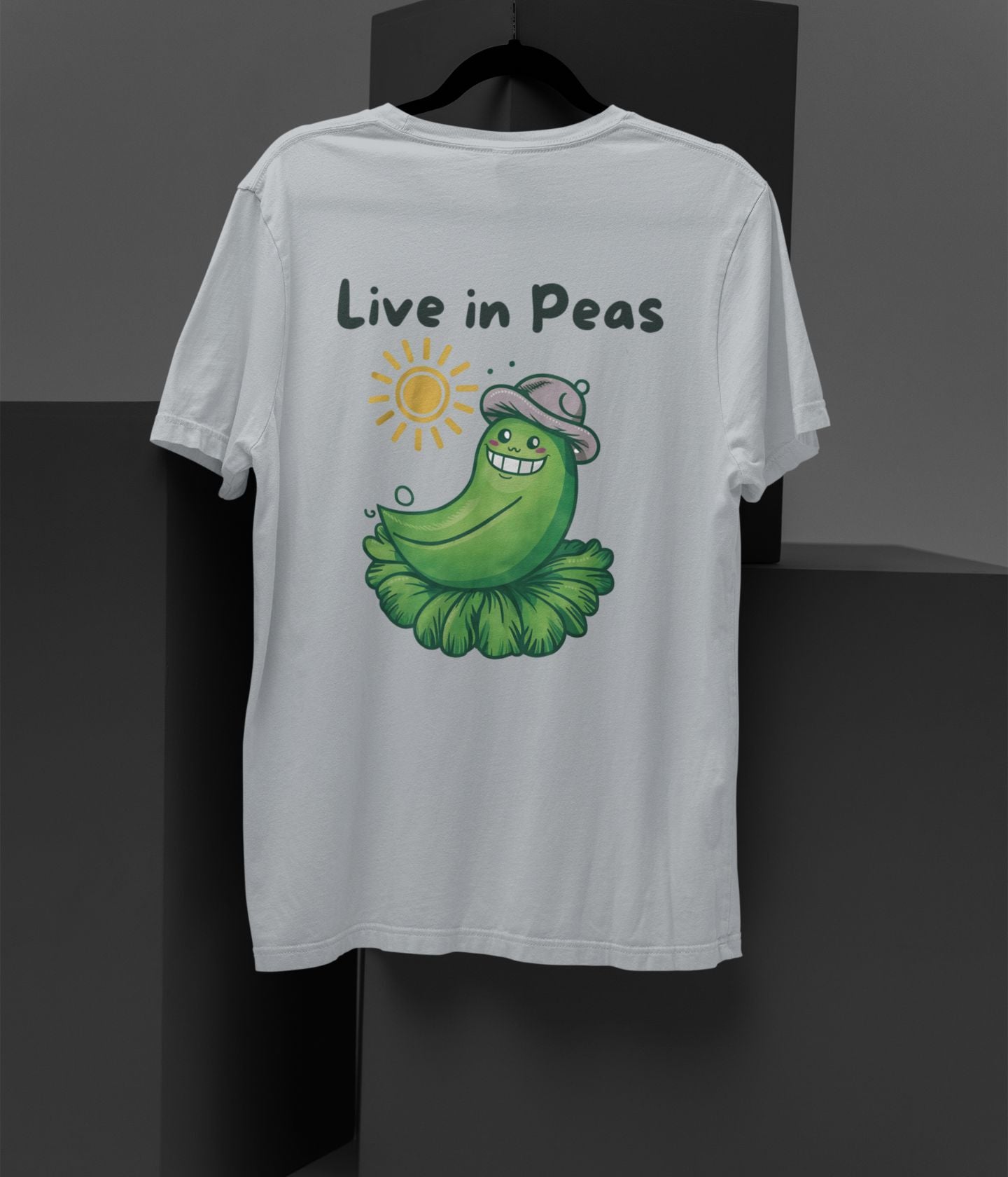 Live In Peas - Unisex Oversized Classic T-Shirt - aiink