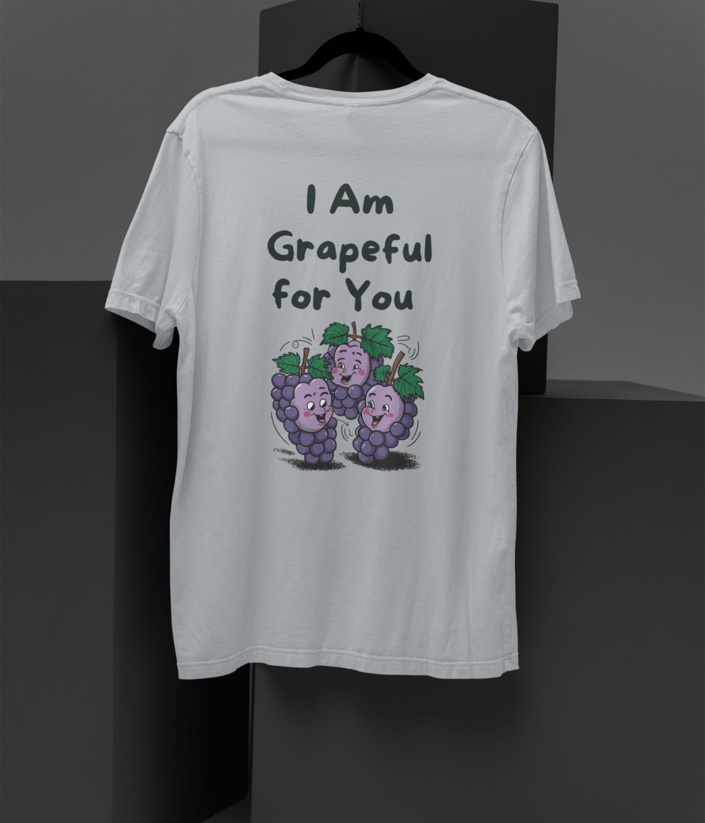 I Am Grapeful For You - Unisex Oversized Classic T-Shirt - aiink