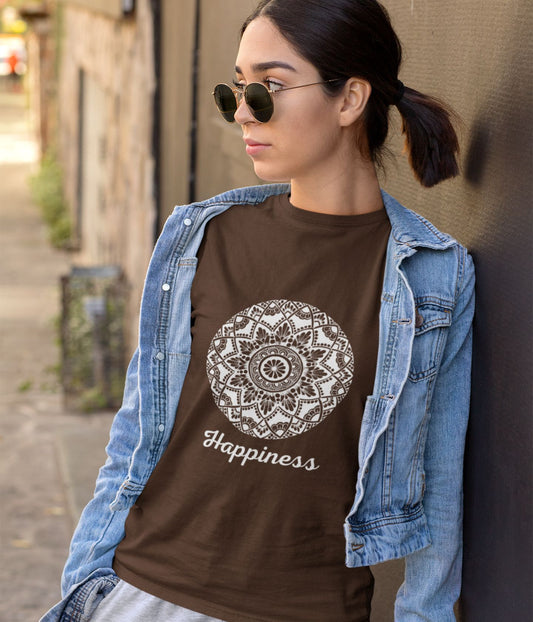 Happiness - Unisex Classic T-Shirt - Dark - aiink