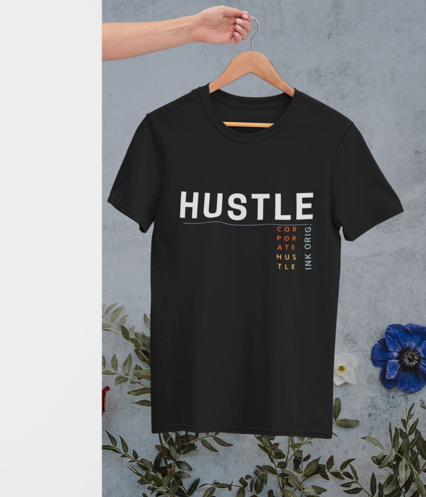 Hustle - Unisex Classic T-Shirt - Black - aiink