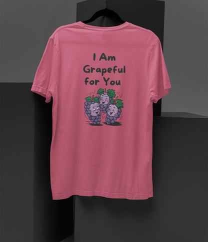 I Am Grapeful For You - Terry Oversized T-Shirt - aiink