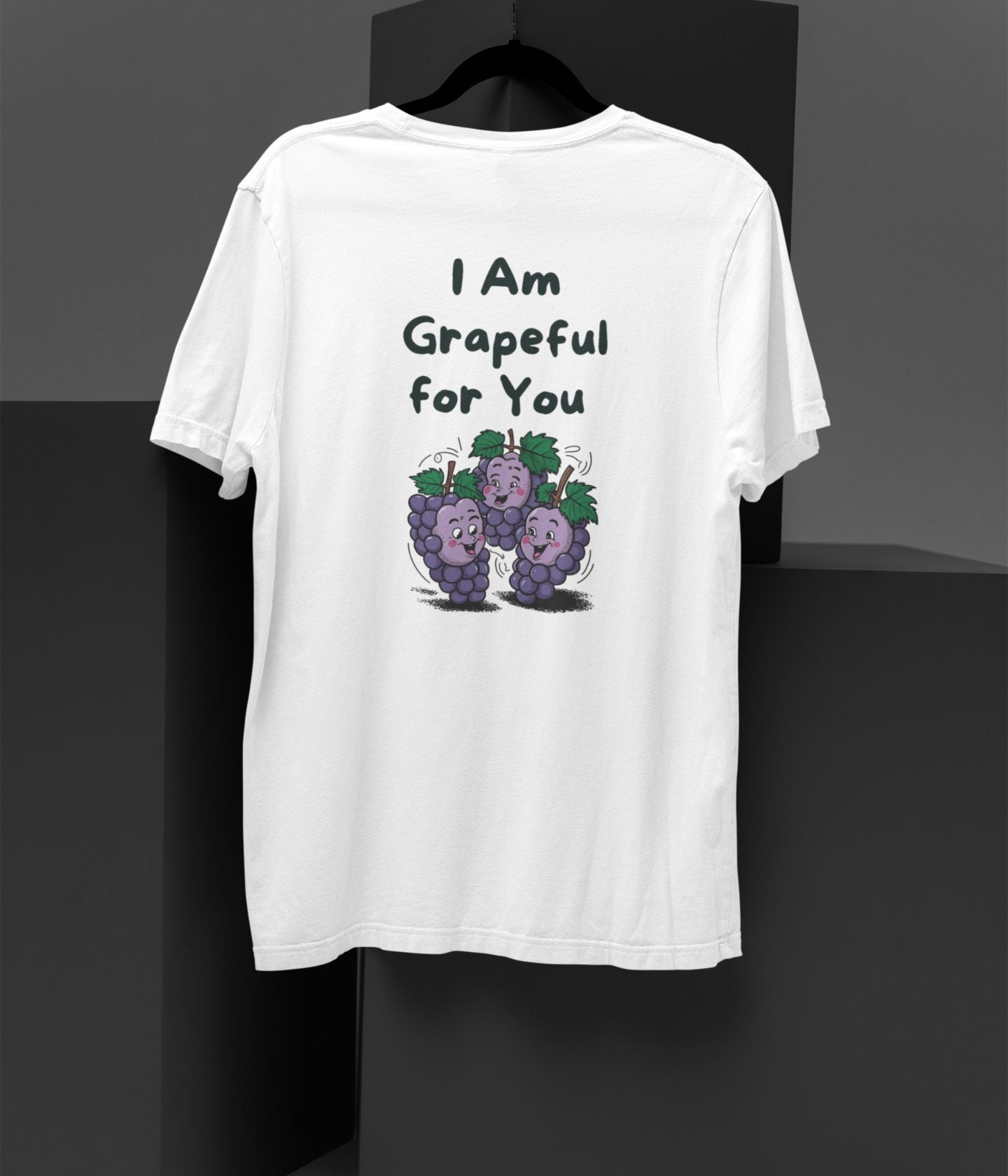 I Am Grapeful For You - Terry Oversized T-Shirt - aiink