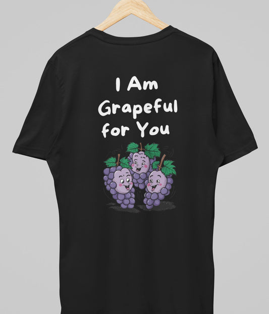 I Am Grapeful For You - Unisex Classic T-Shirt - Dark - aiink