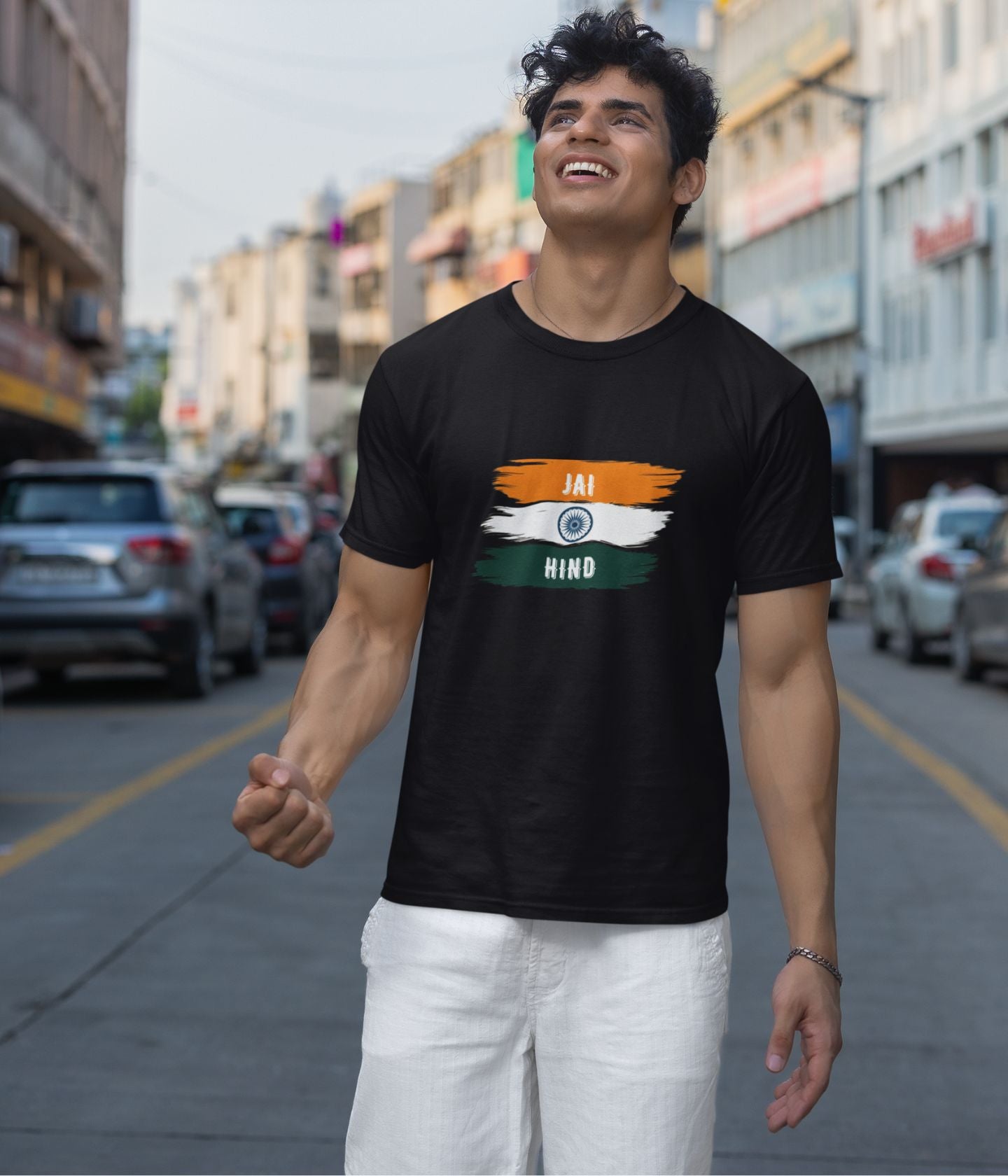 Jai Hind - Unisex Classic T-Shirt - Dark - aiink