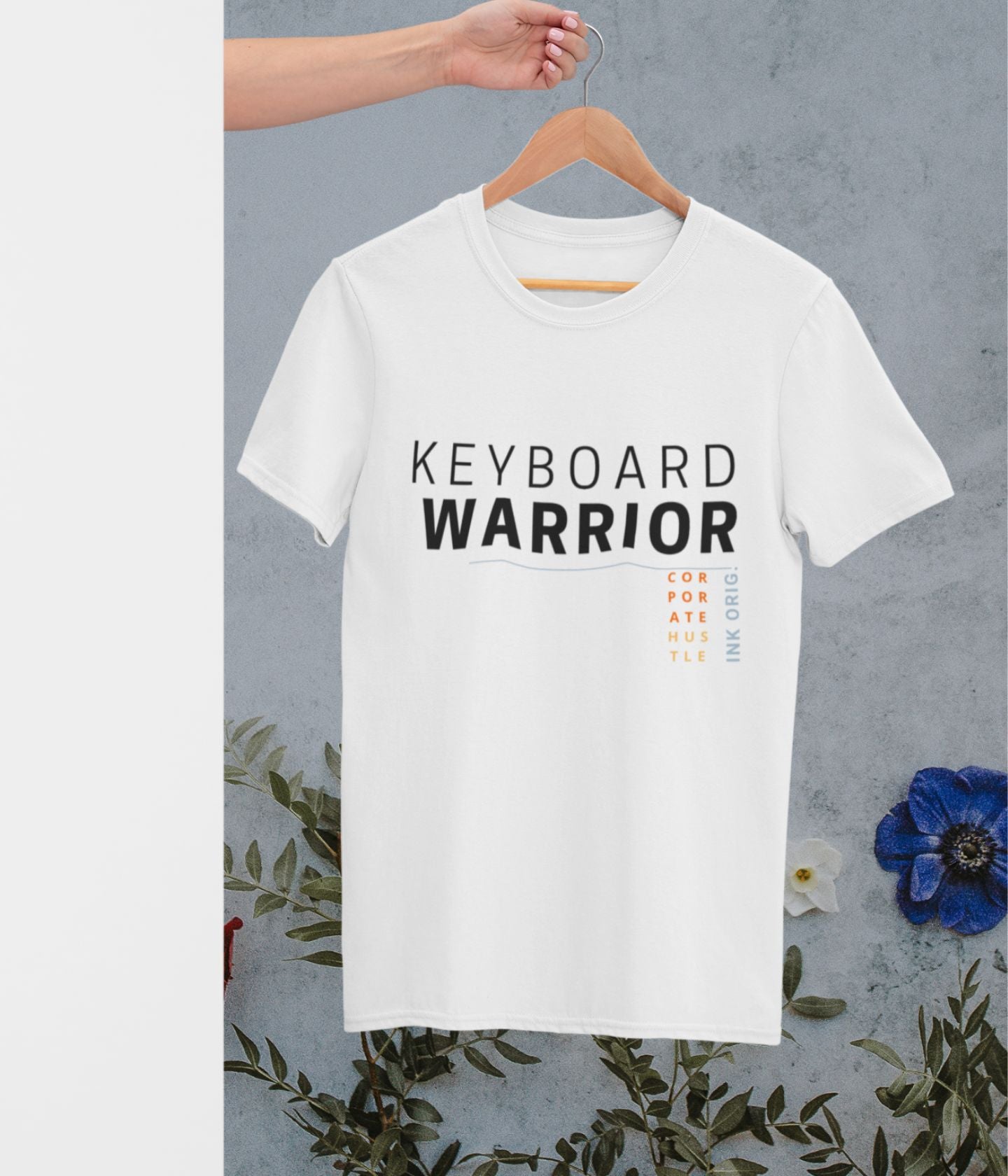 Keyboard Warrior - Unisex Classic T-Shirt - White - aiink