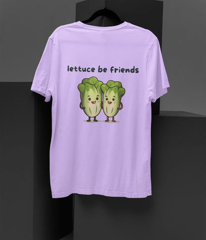 Lettuce Be Friends - Unisex Oversized Classic T-Shirt - aiink