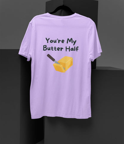 Butter Half - Unisex Oversized Classic T-Shirt - aiink