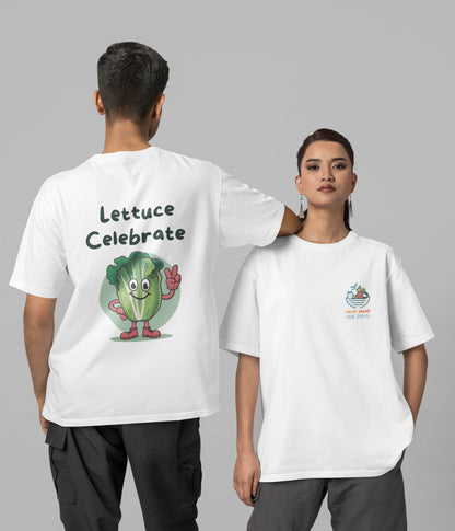 Lettuce Celebrate - Unisex Oversized Classic T-Shirt - aiink