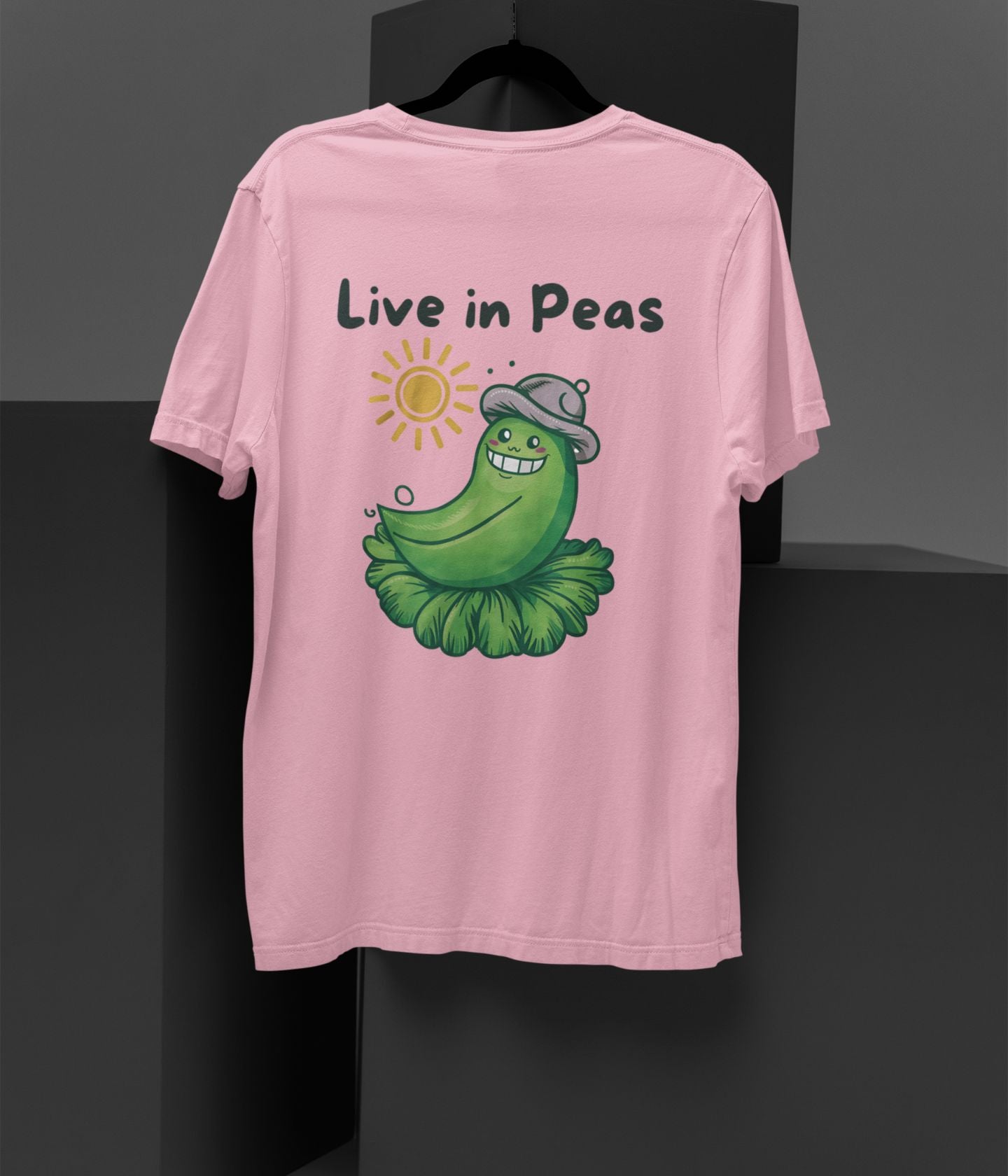 Live In Peas - Unisex Oversized Classic T-Shirt - aiink