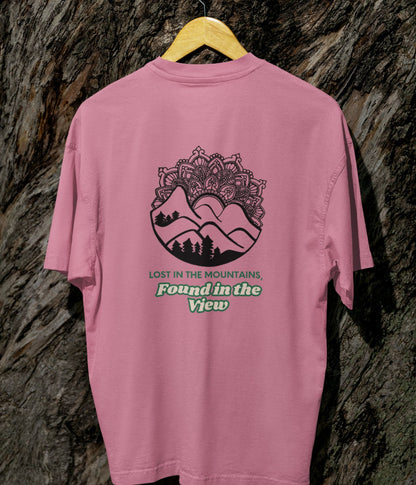 Lost In The Mountains - Terry Oversized T-Shirt Ai Ink™