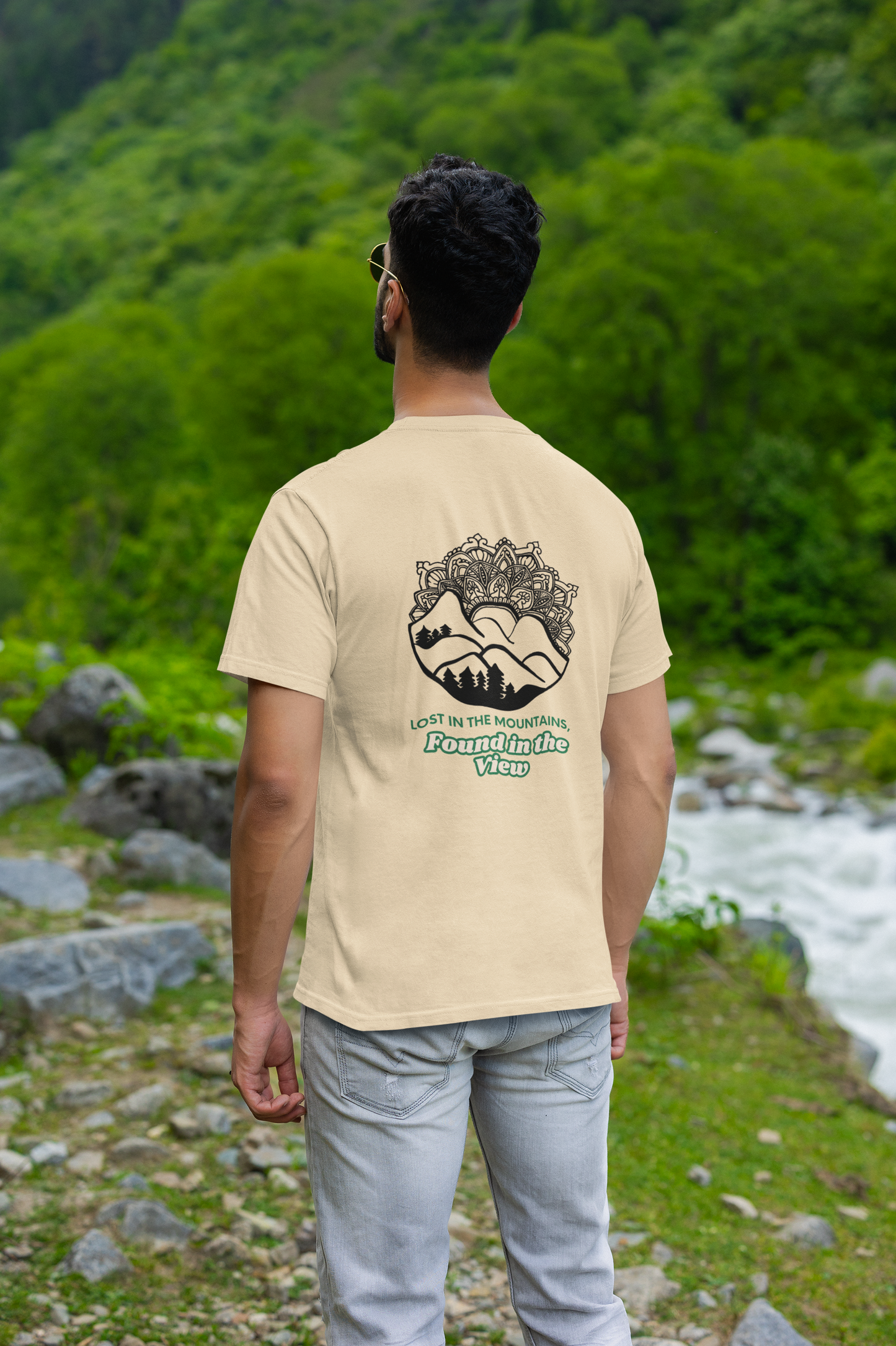 Lost In The Mountains - Unisex Classic T-Shirt Ai Ink™