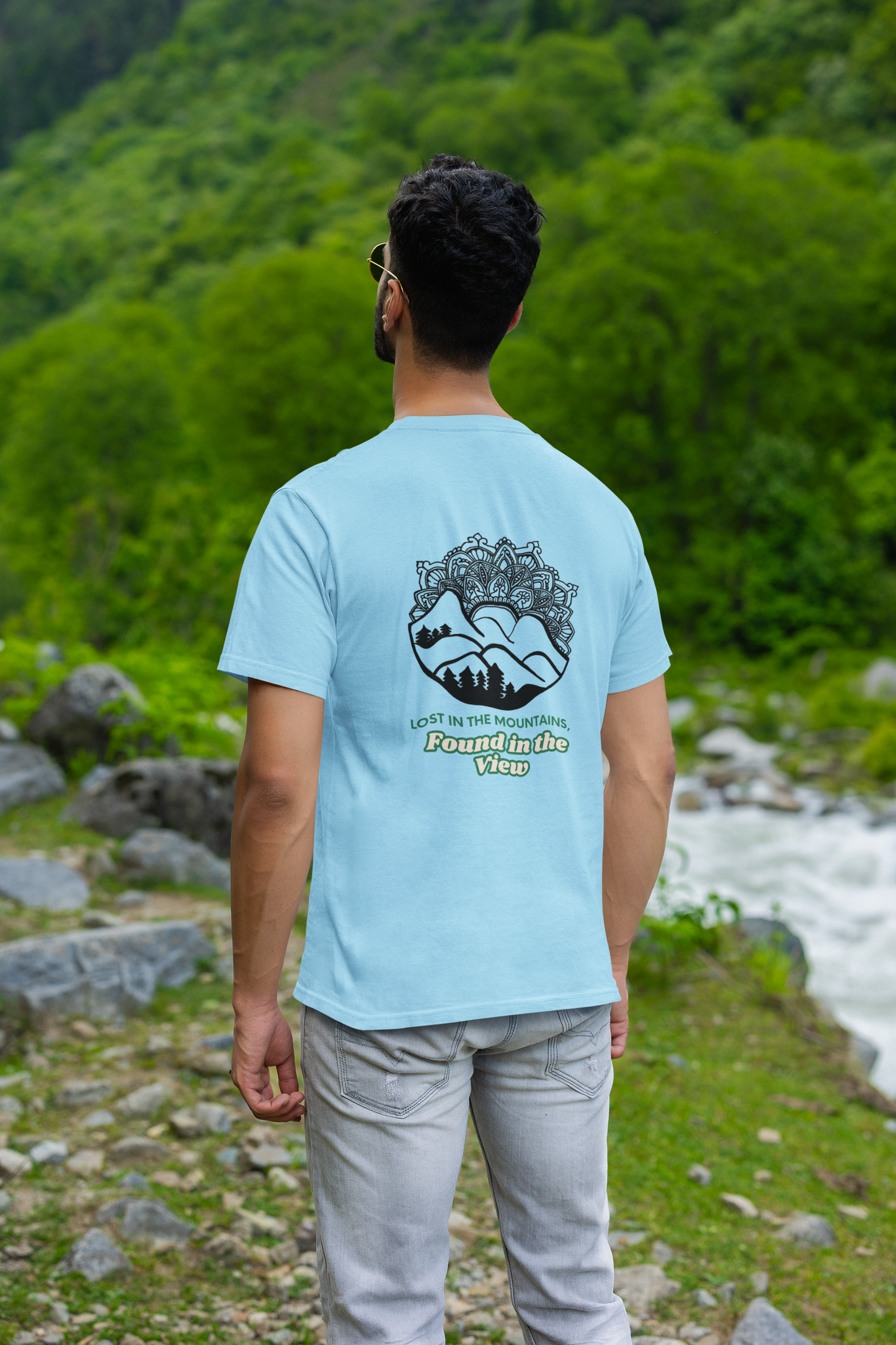 Lost In The Mountains - Unisex Classic T-Shirt Ai Ink™