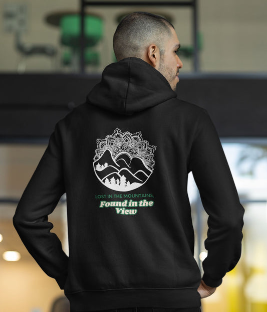 Lost In The Mountains - Unisex Hoodie - Dark Ai Ink™