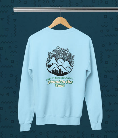 Lost In The Mountains - Unisex Sweatshirt Ai Ink™