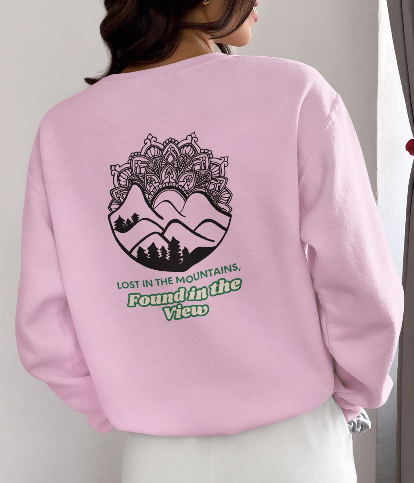 Lost In The Mountains - Unisex Sweatshirt Ai Ink™