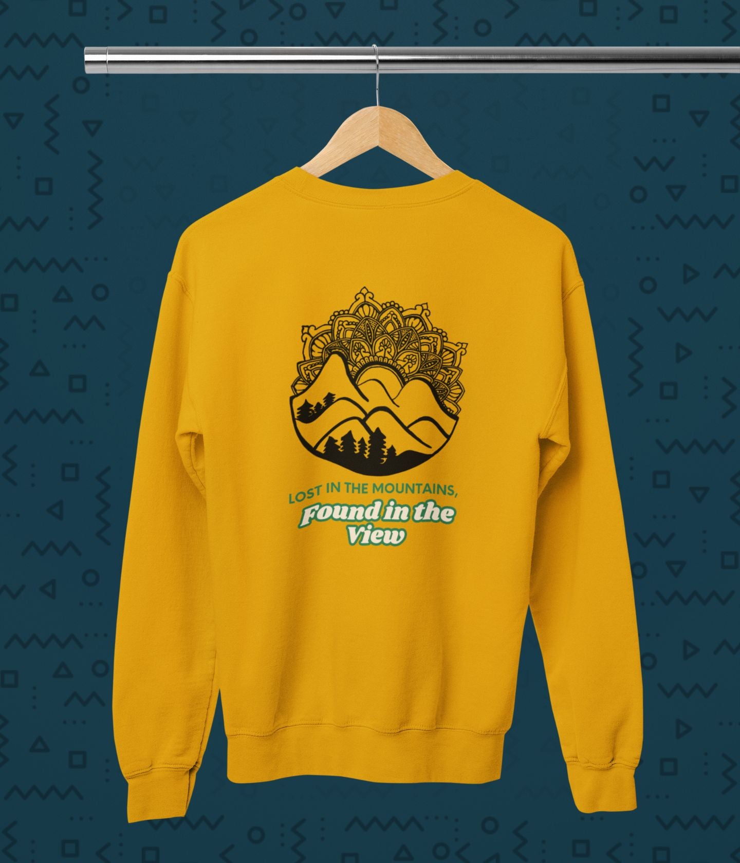 Lost In The Mountains - Unisex Sweatshirt Ai Ink™